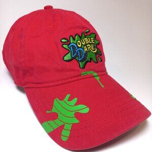 nickelodeon hats hat from Nickleodeon Red hat baseball cap for nick Slim dare